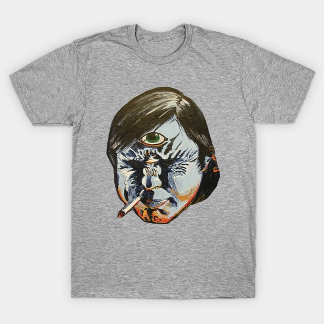 Bill Hicks 3rd Eye Squeegee T-Shirt by Robitussn